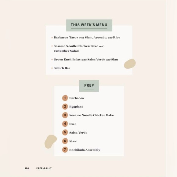 Prep and Rally Cookbook by Dini Klein, meal prep cookbook - Picture 4 of 11